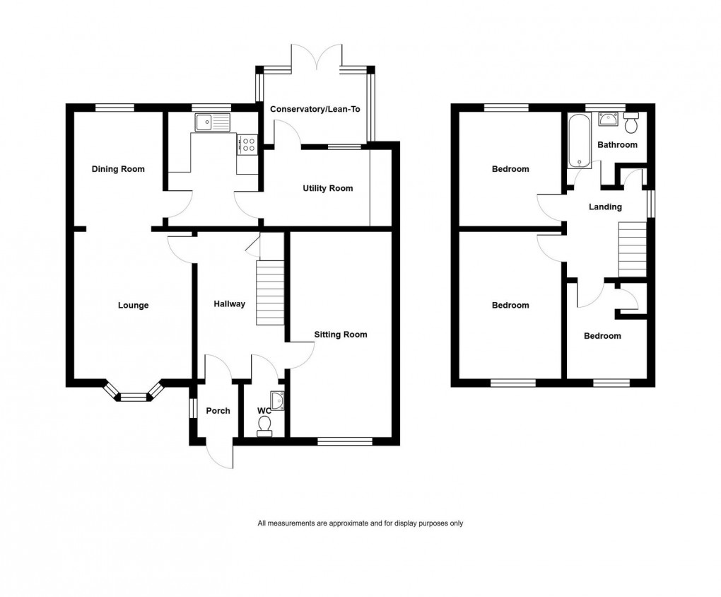 Floorplan for Erw Non, Llanon, Llanelli, SA14 6BL