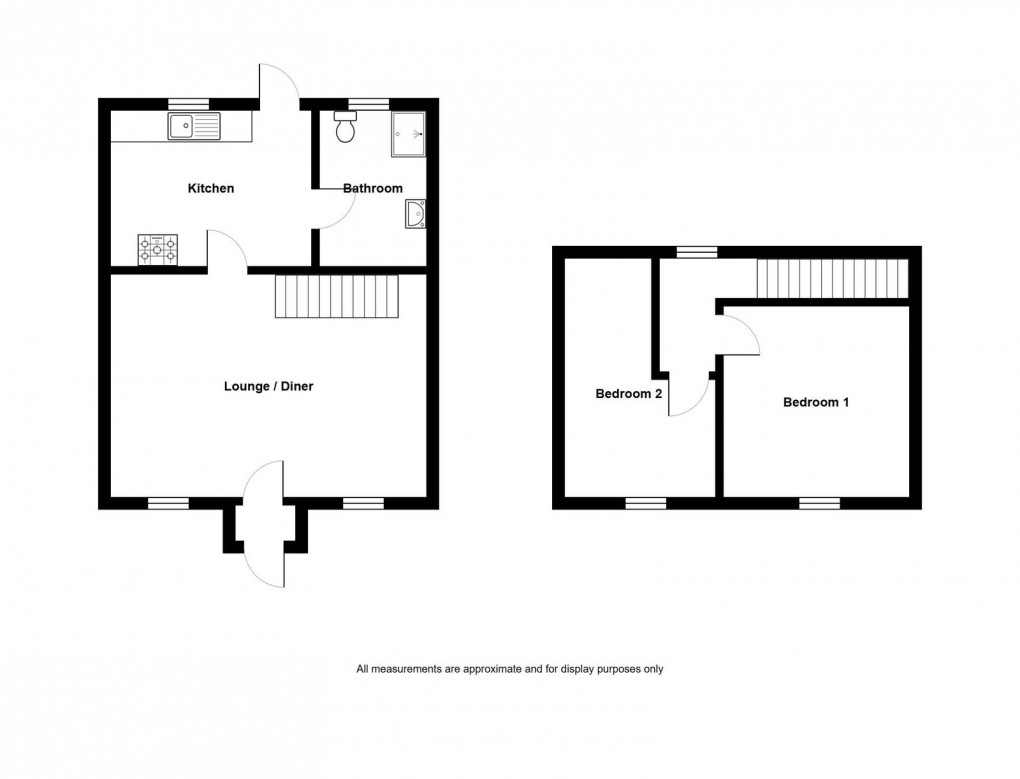 Floorplan for Glynmoch Cottages, Glynderi, Glanamman, Ammanford, SA18