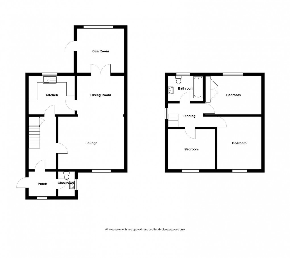 Floorplan for Hendre Road, Capel Hendre,  Ammanford, SA18