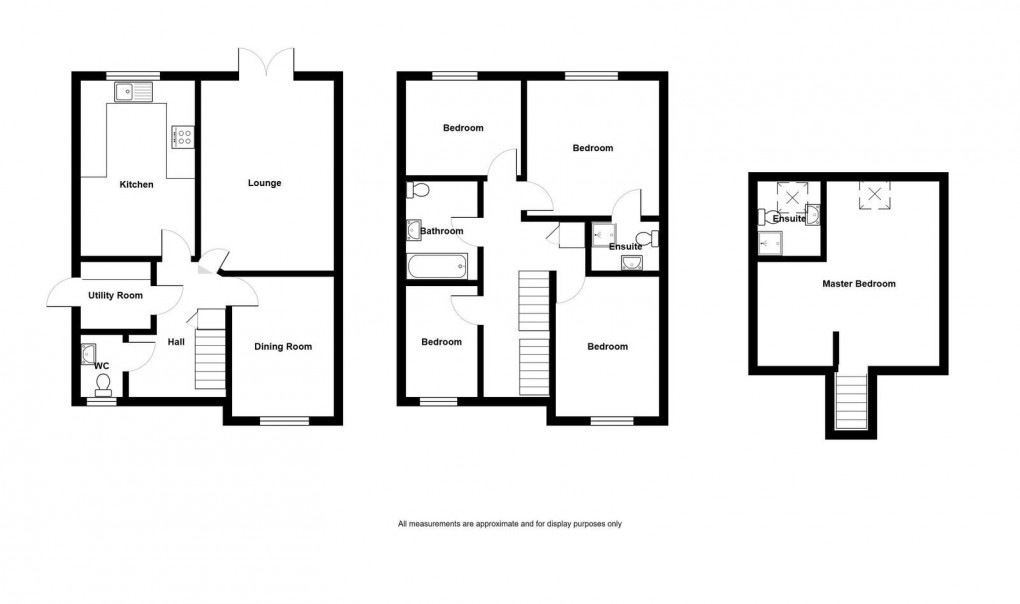 Floorplan for Llys Y Foel, Foelgastell. Llanelli, SA14 7DW