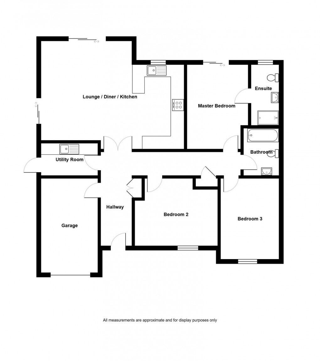 Floorplan for Golwg Y Garreg Las, Betws, Ammanford, SA18 
