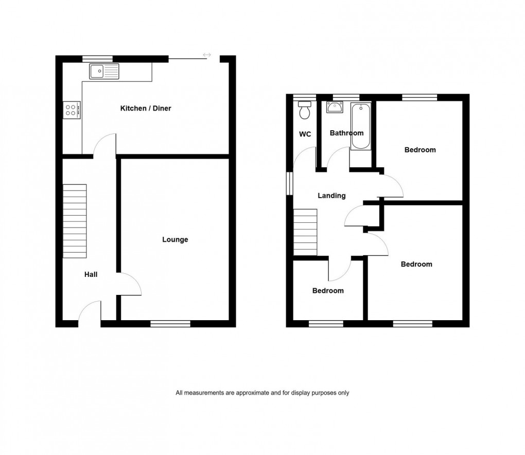 Floorplan for Teglan Park, Tycroes, Ammanford, SA18 3PD