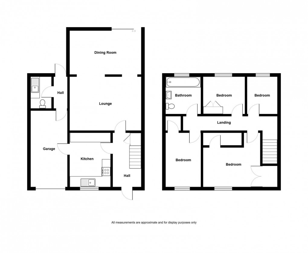 Floorplan for Fforest Fach, Tycroes, Ammanford, SA18 3PY