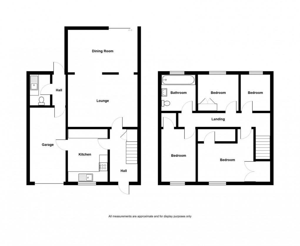 Floorplan for Fforest Fach, Tycroes, Ammanford, SA18 3PY