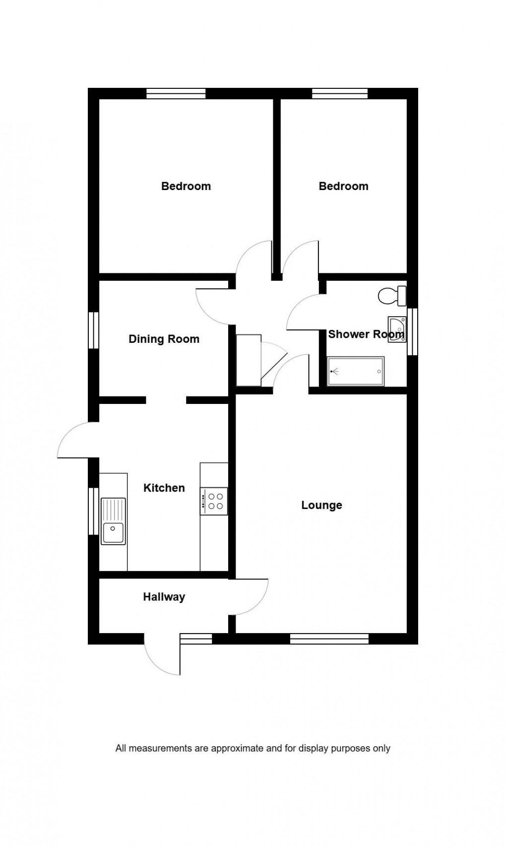 Floorplan for Derlyn Park, Tycroes, Ammanford, SA18 3QT