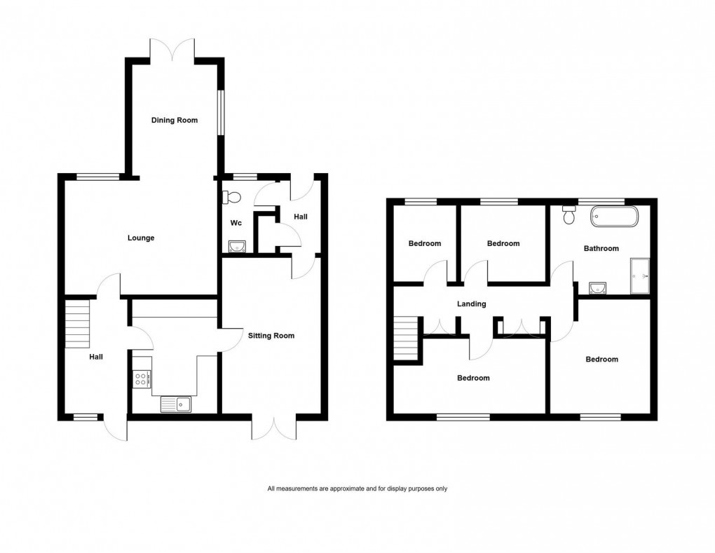 Floorplan for Fforest Fach, Tycroes, Ammanford, SA18 3PY