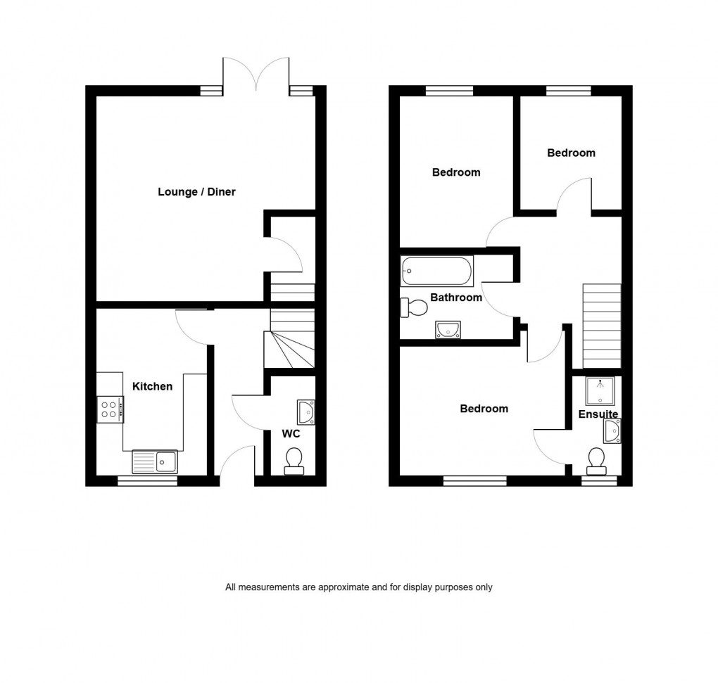 Floorplan for Ffordd Y Glowyr, Betws, Ammanford, SA18 2FF