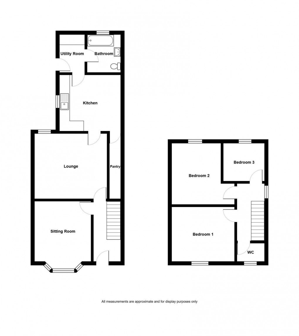 Floorplan for Glyn Road, Lower Brynamman, SA18 1SS