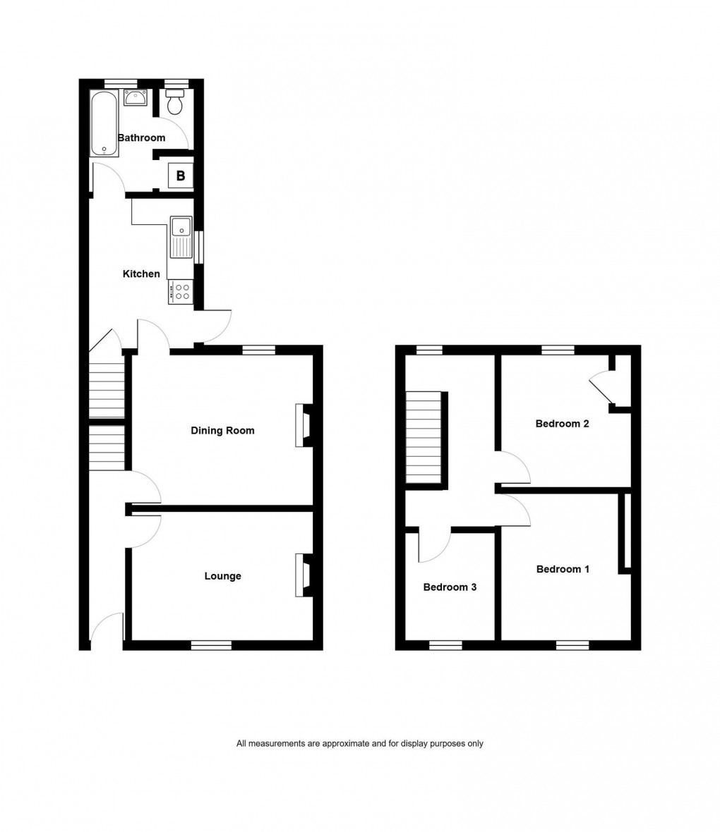 Floorplan for St. Davids Road, Tairgwaith, Ammanford, SA18 1YE