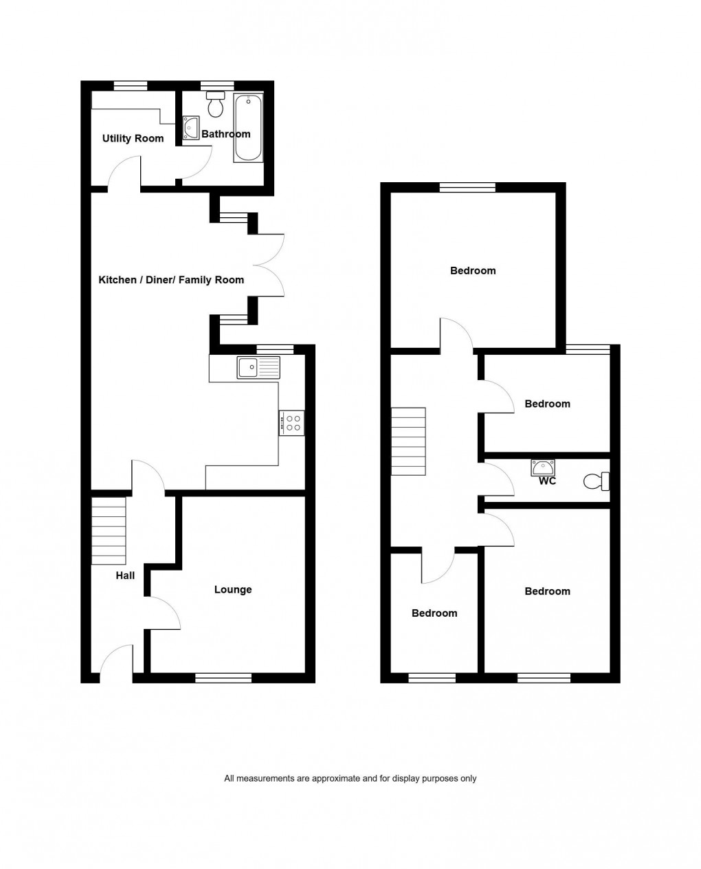 Floorplan for Talbot Road, Ammanford, SA18 3BA