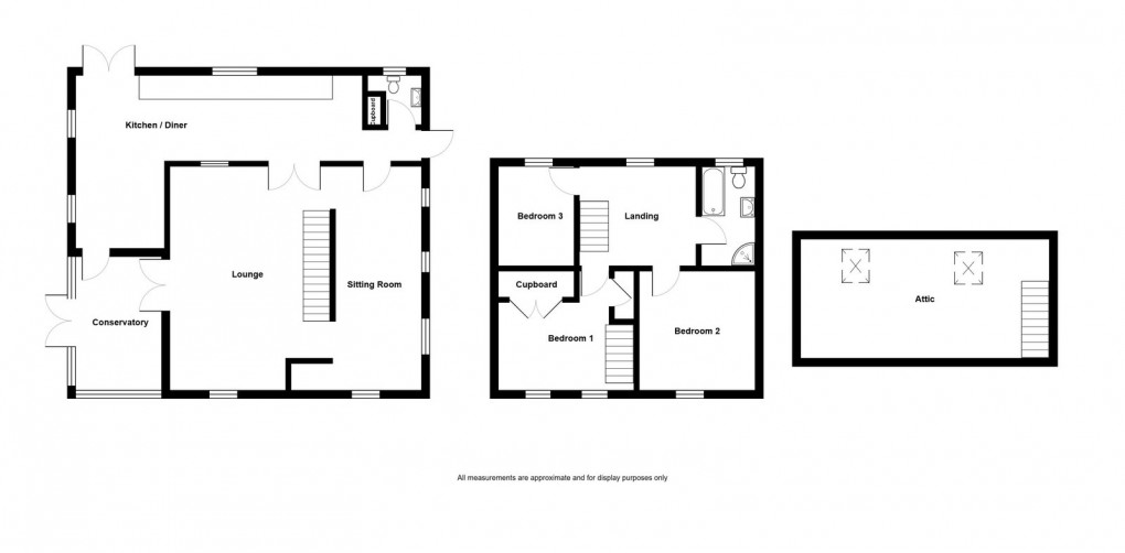 Floorplan for Bronyglyn, Gwynfe, Llangadog, SA19 9RH