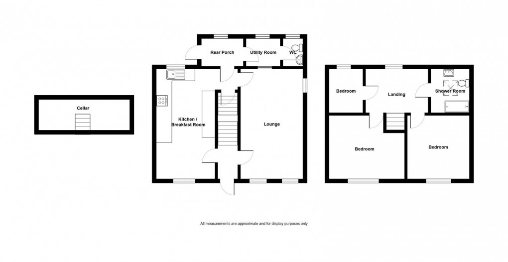 Floorplan for Hendre Road, Capel Hendre, Ammanford, SA18 3LF