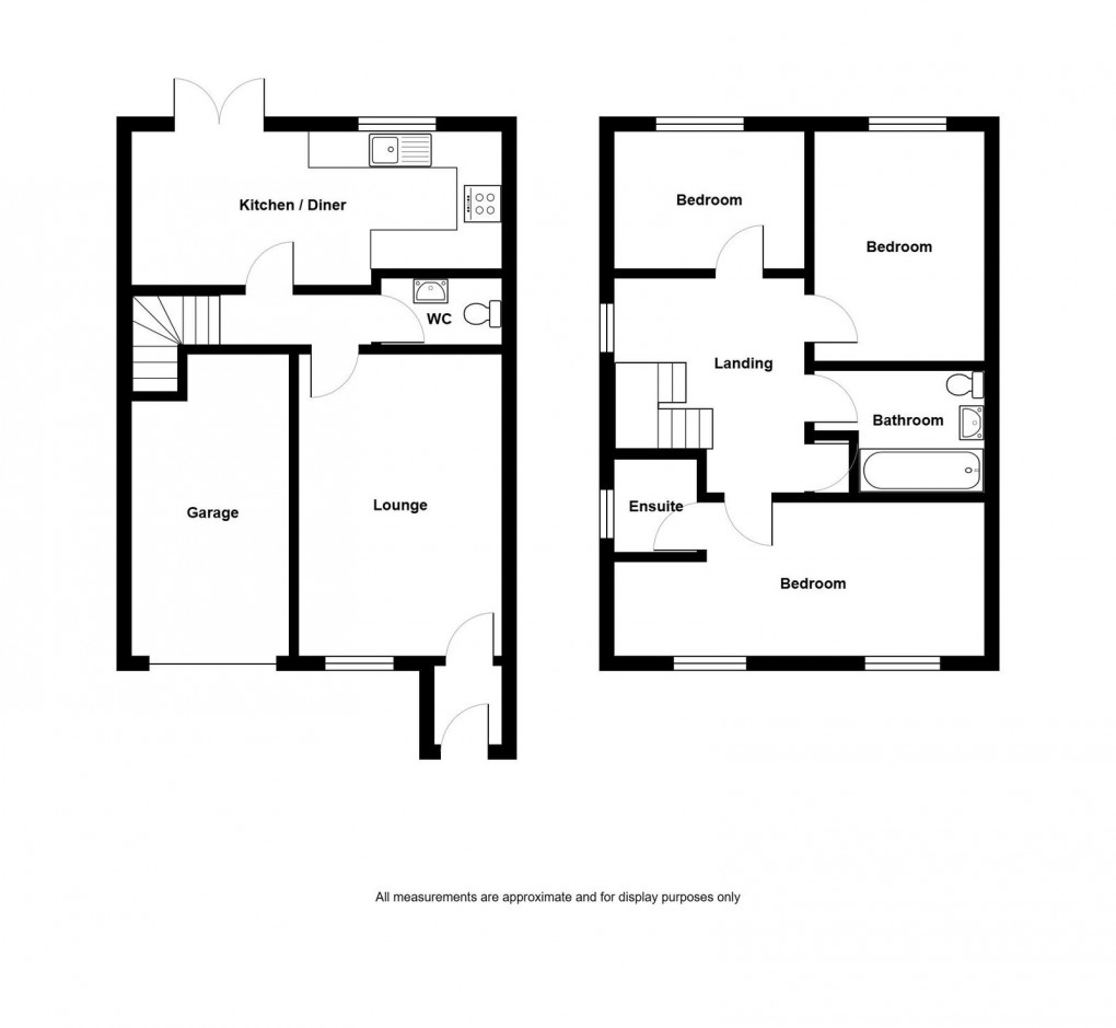 Floorplan for Heol Cae Pownd, Cefneithin, SA14 7BZ