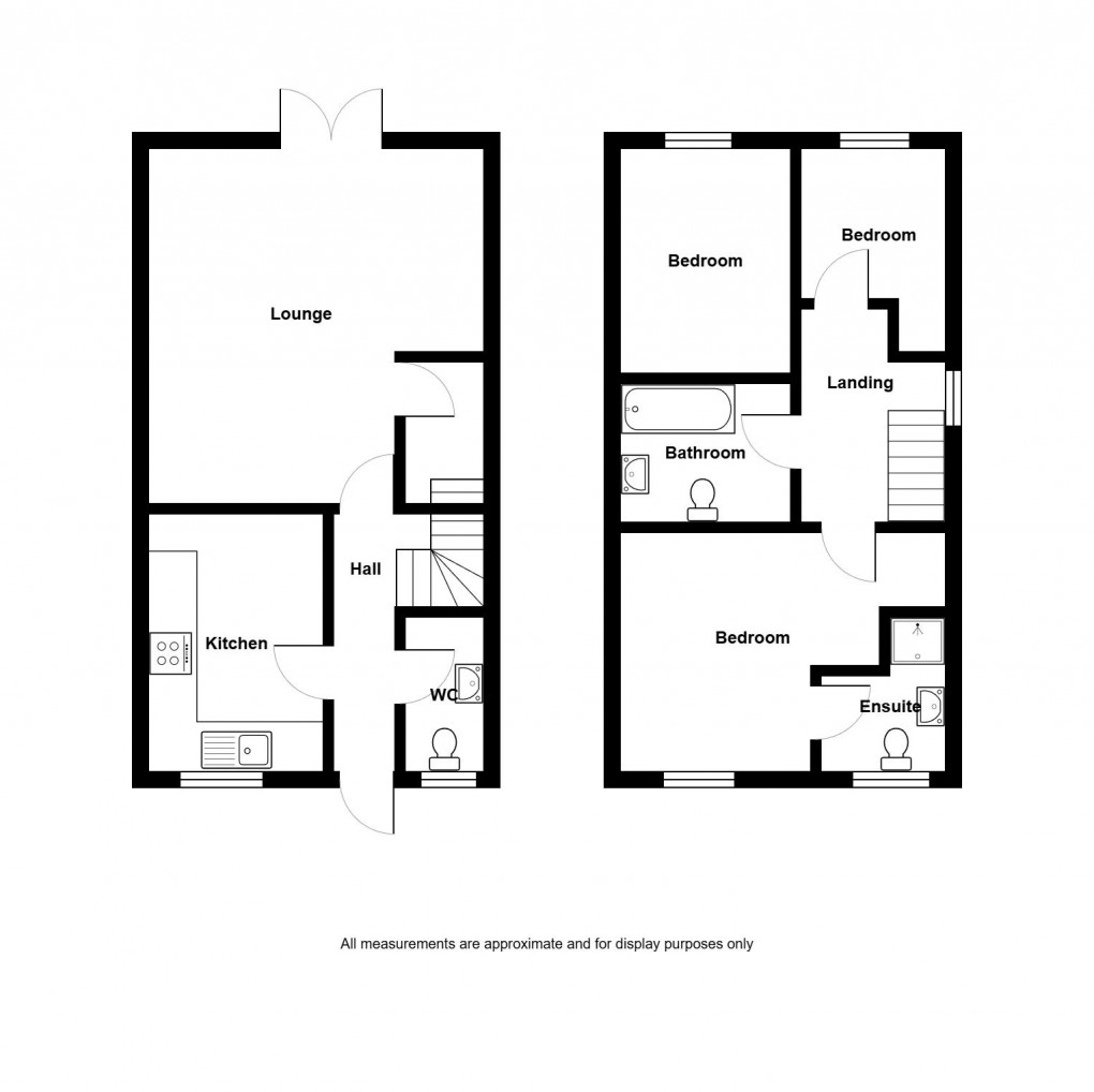 Floorplan for Ffordd Y Glowyr, Betws, Ammanford, SA18 2FF