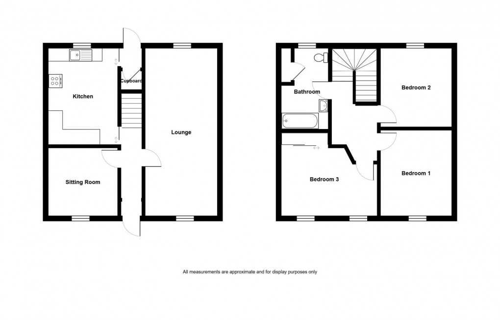 Floorplan for Heol Y Felin, Betws, Ammanford, SA18