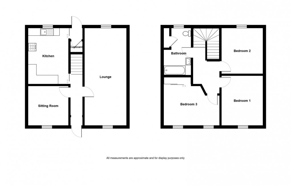 Floorplan for Heol Y Felin, Betws, Ammanford, SA18