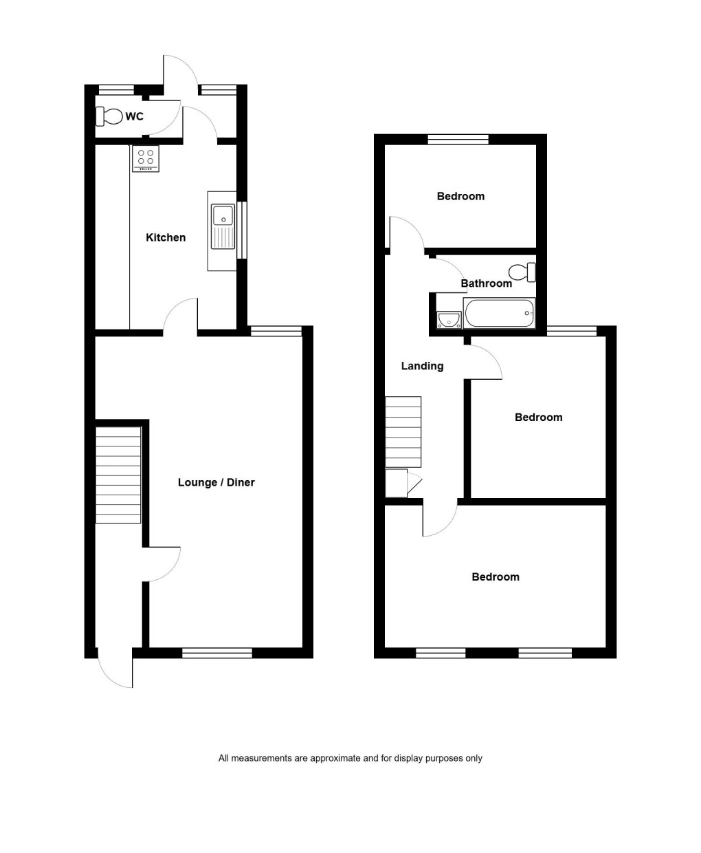 Floorplan for Heol Trefrhiw, Ammanford, SA18 3QR