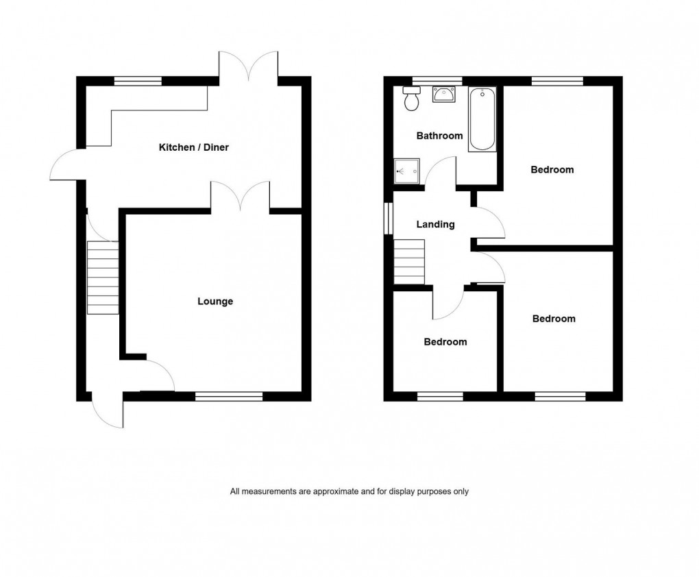 Floorplan for Rhodfa Brynrhos, Glanamman, Ammanford, SA18 1JF