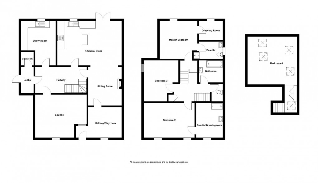 Floorplan for Pentwyn Road, Betws, Ammanford, SA18