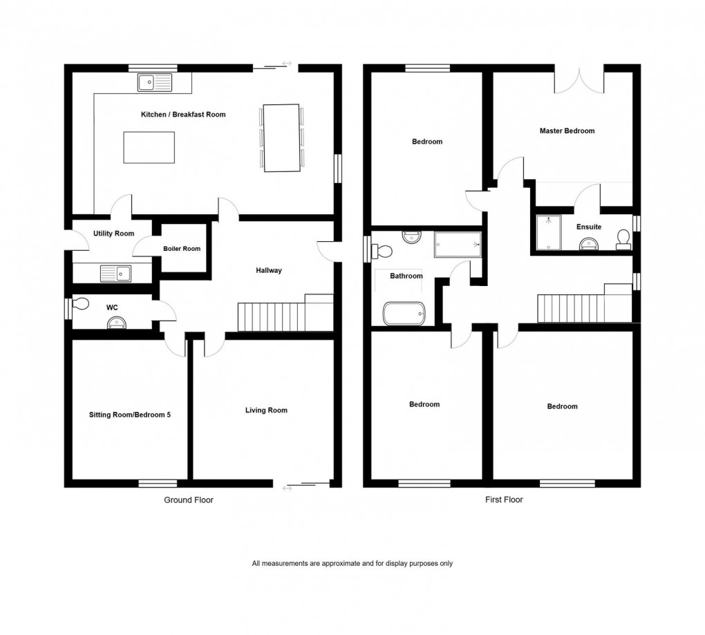 Floorplan for Heol Ddu, Ammanford, SA18 2UN