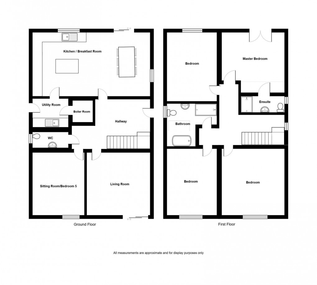 Floorplan for Heol Ddu, Ammanford, SA18 2UN
