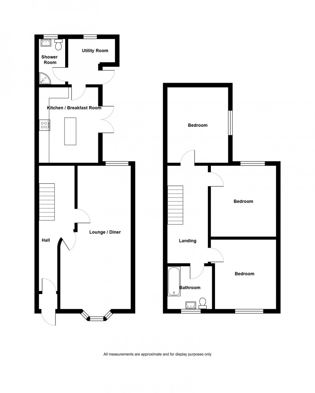 Floorplan for Singleton Road, Upper Tumble, Llanelli, SA14 6DS