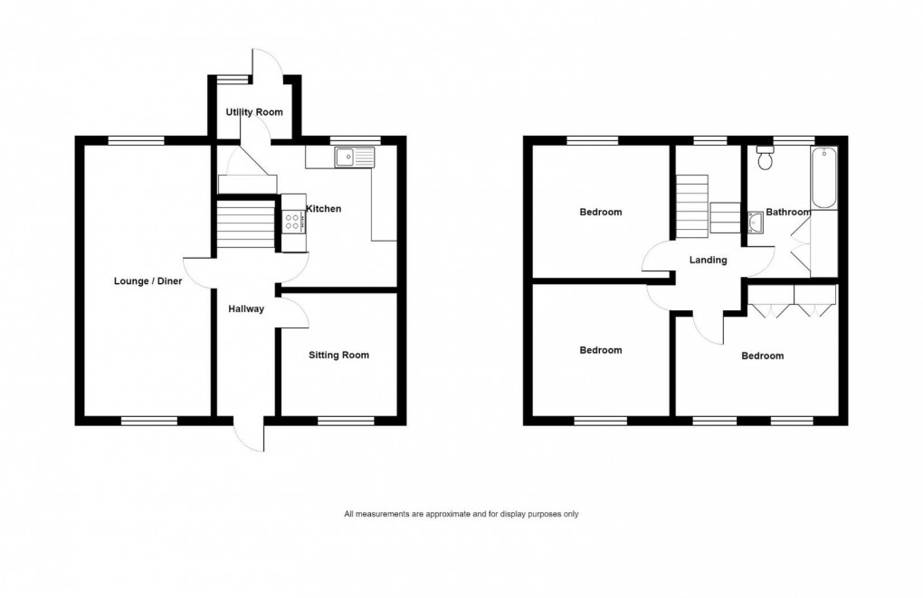 Floorplan for Betws Road, Betws, Ammanford, SA18