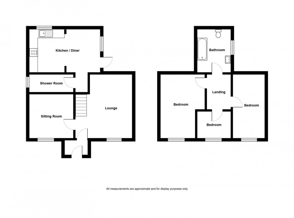 Floorplan for Vicarage Road, Twyn, Garnant, SA18 1JQ