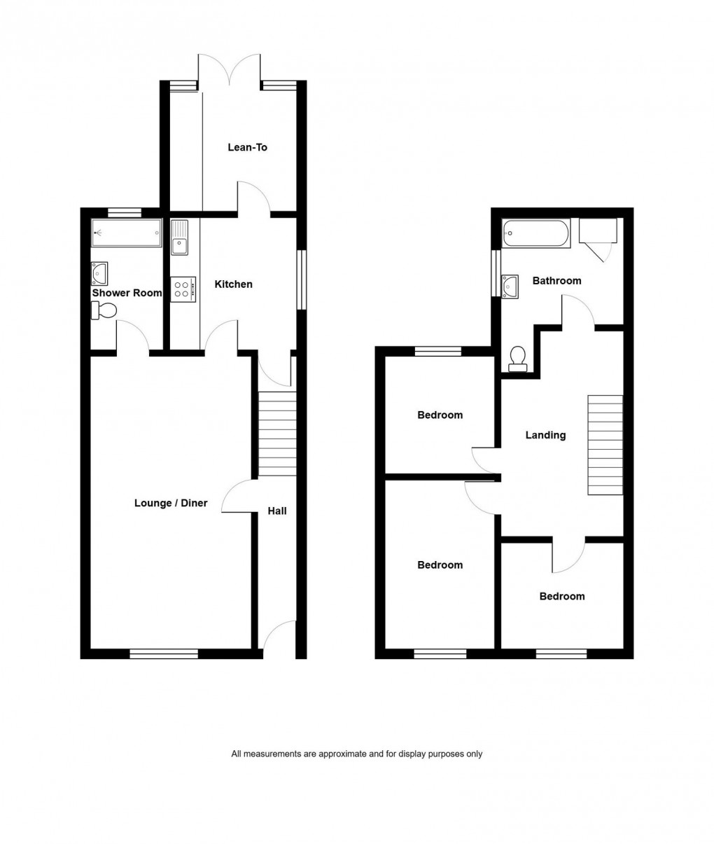 Floorplan for Harold Street, Ammanford, SA18 2DF