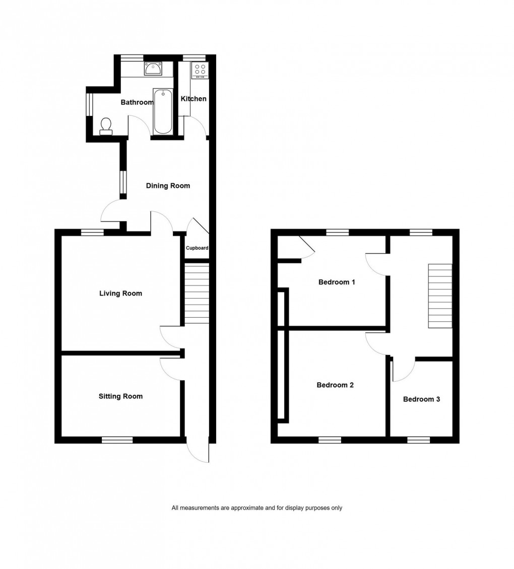 Floorplan for Ardwyn Road, Upper Brynamman, Ammanford, SA18 1AL