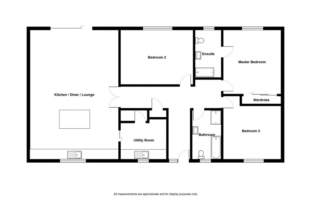 Floorplan for Rear Of Llys Cerdd, Carmel, Llanelli, SA14