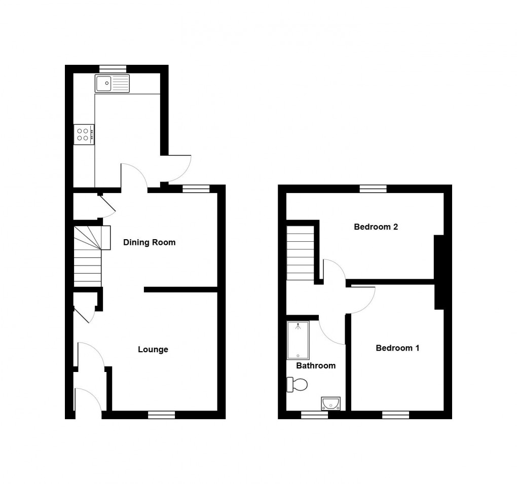 Floorplan for Graig Road, Gwaun Cae Gurwen, Ammanford, SA18 1EG