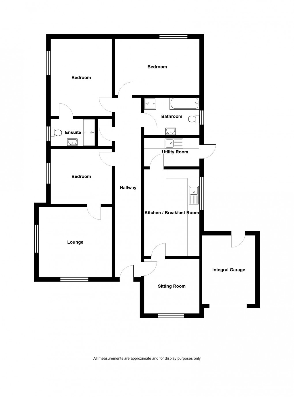 Floorplan for Waungoch, Upper Tumble, Llanelli, SA14 6X