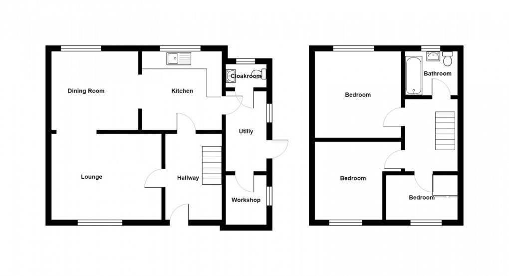 Floorplan for Brynhafod, Tycroes, Ammanford, SA18