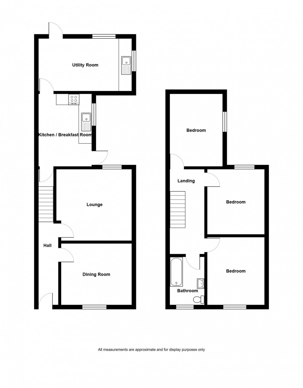 Floorplan for Walter Road, Ammanford, SA18 2NH
